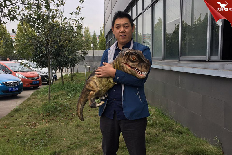 恐龍手偶，抱在手里的恐龍
