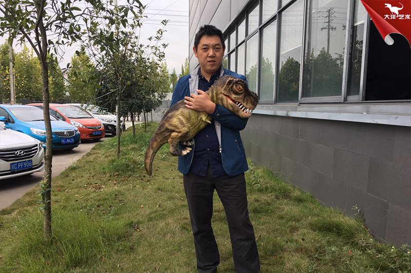 恐龍手偶，抱在手里的恐龍